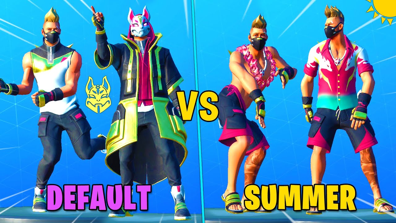 DRIFT vs SUMMER DRIFT (Fortnite Dance Battle of Drifts)