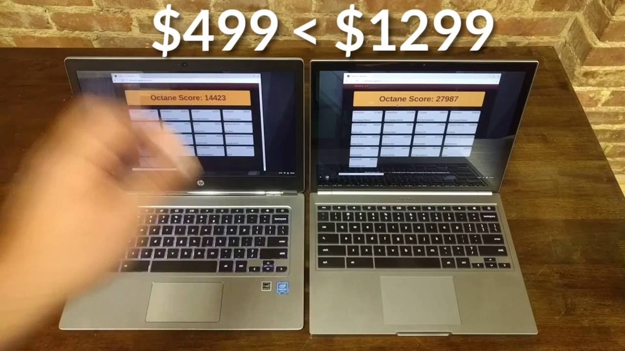 HP Chromebook 13 G1 vs. 2015 Chromebook Pixel LS