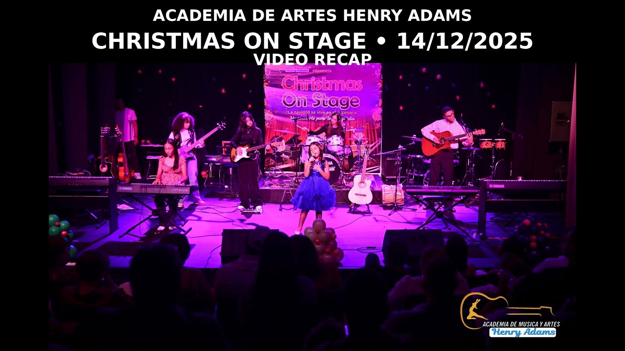 Vídeo Recap / Resumen Concierto Christmas On Stage / Academia de Artes Henry Adams