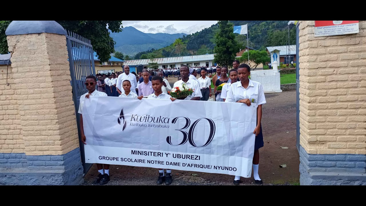 Kwibuka genocide yakorewe abatutsi mu bigo bya GSNDA NYUNDO na Ecole d'art de NYUNDO ku incuro ya30