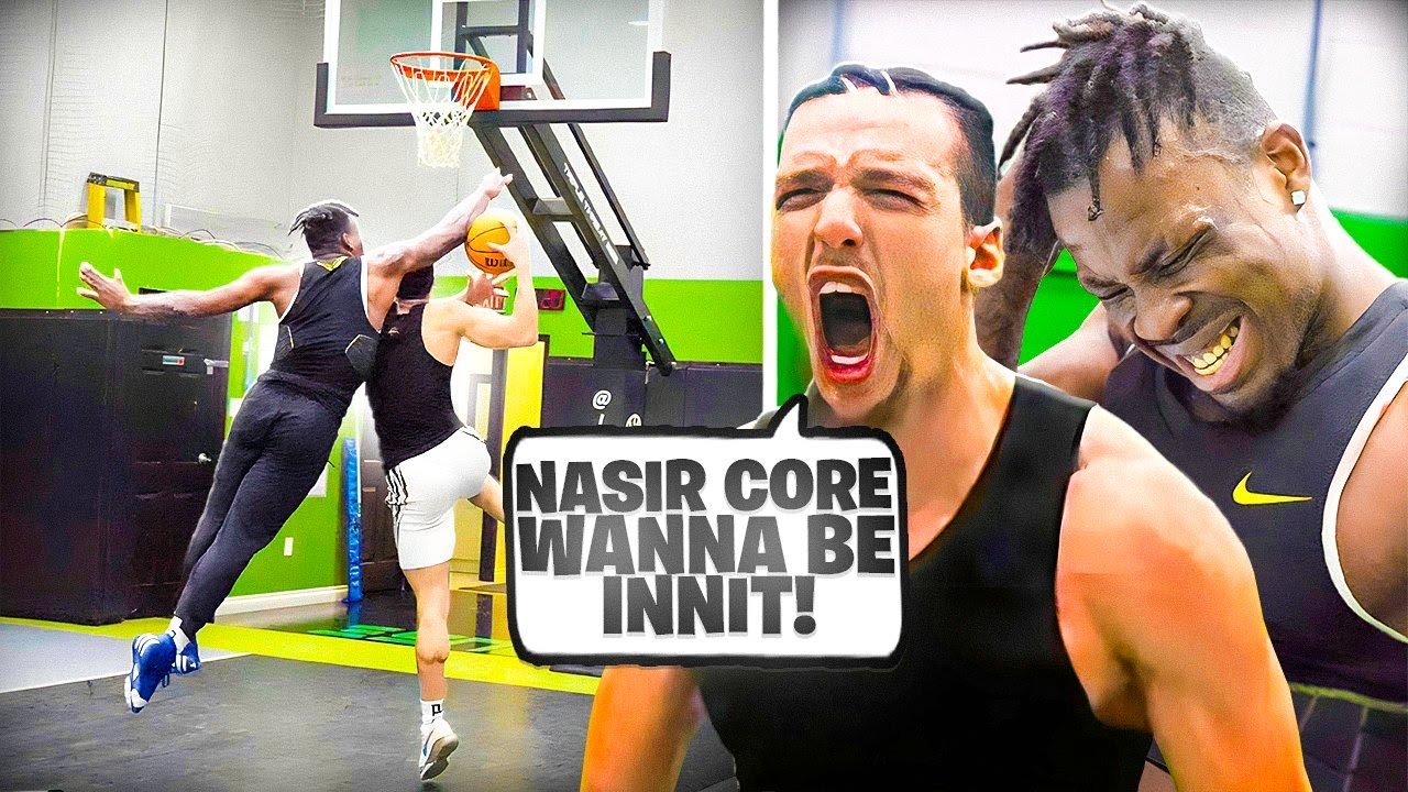Nasir Core CLONE Bets $100 on This 1v1 Game Vs. A PRO Hooper From The UK!