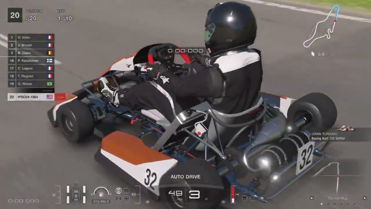 GT7 Karting 01: Eiger Nordwand - A very technical track with quadruple-hairpin switchback section