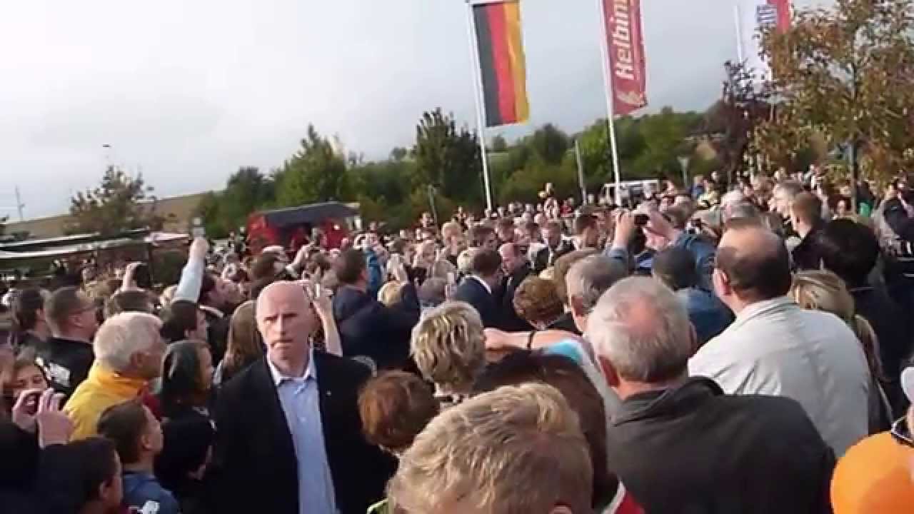 Angela Merkel in Leinefelde (Eichsfeld)