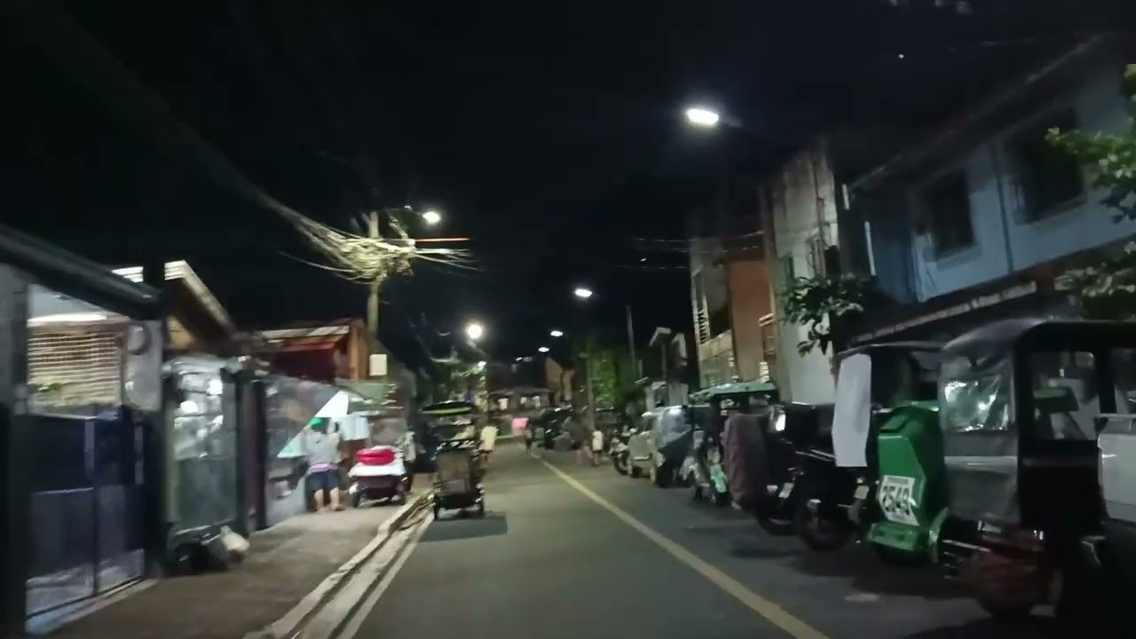 Walking at night in Parang