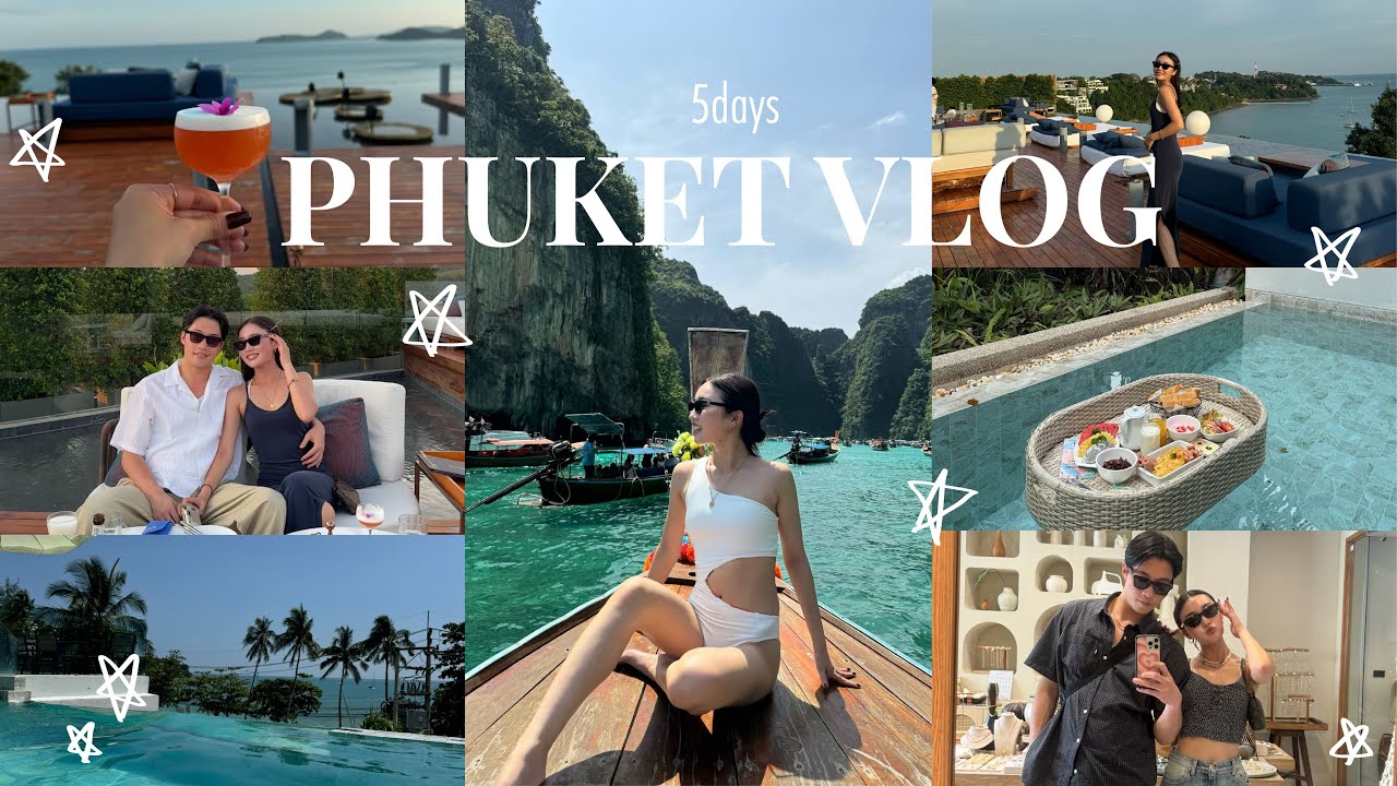 【旅行vlog】 in プーケット🇹🇭　4泊5日の大満喫旅行♡（おすすめご飯／ビーチ／ホテル)