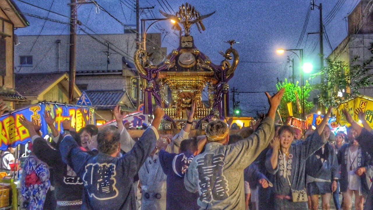 2024.9.05 新潟県 胎内市 中条祭り 神輿 参進·熊野若宮神社 宮入り(市民みこし)
