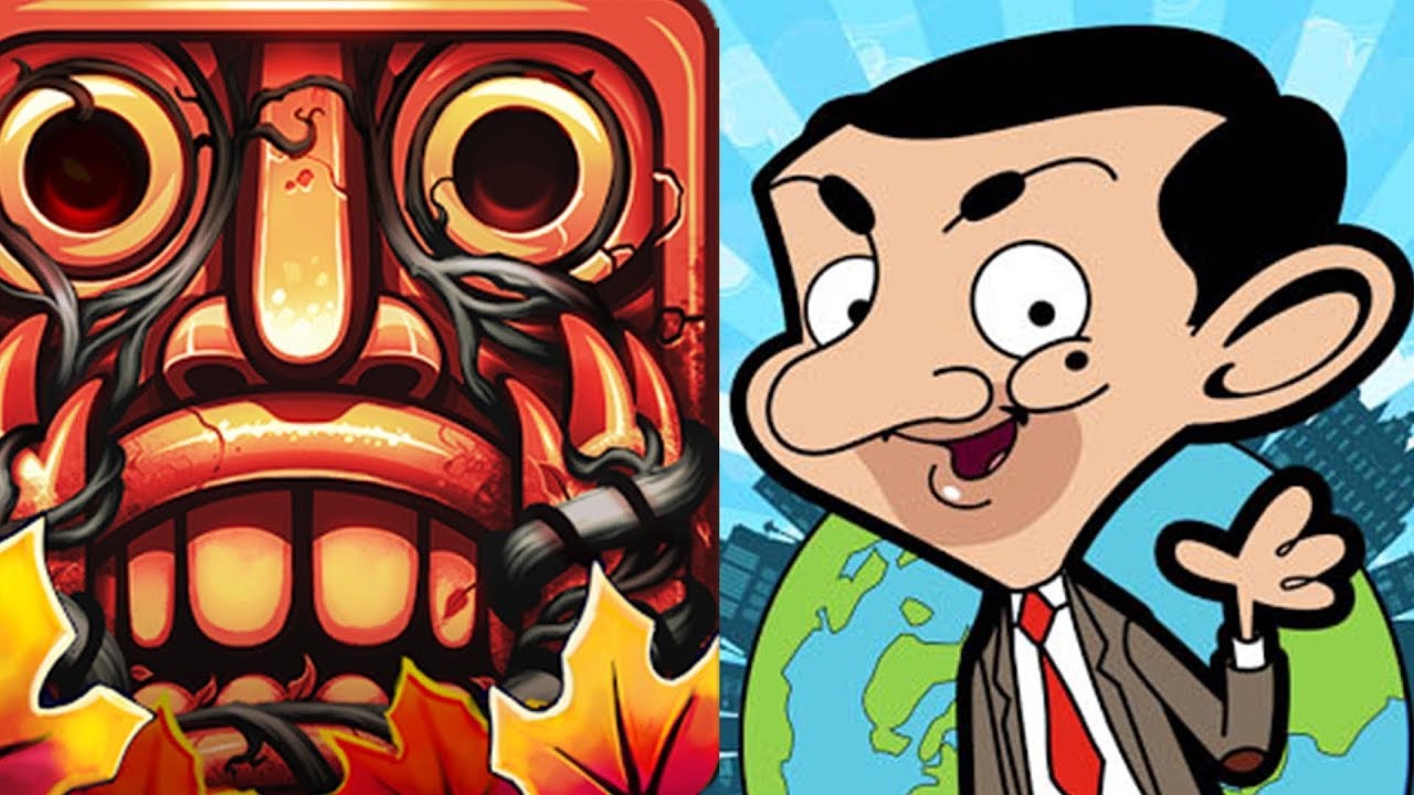 Temple Run 2 Jungle Fall Vs Mr Bean - Around the World - Endless Run Gameplay