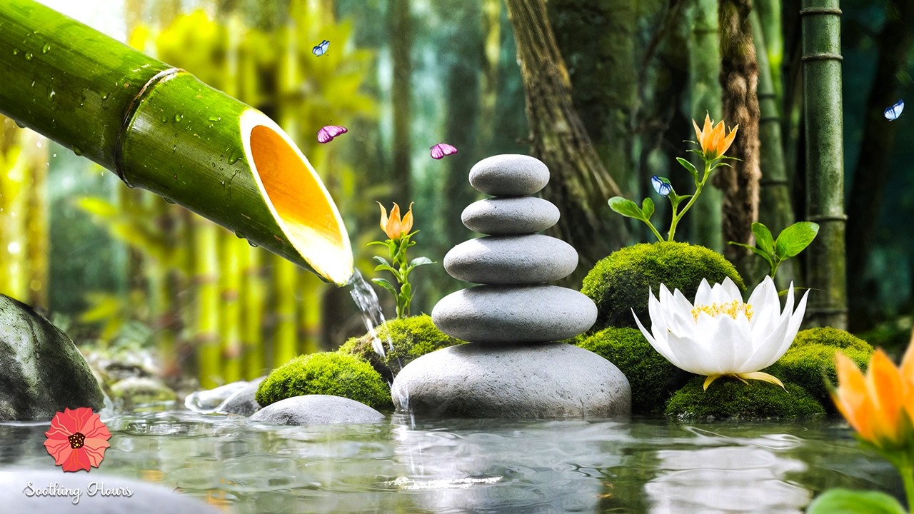 Успокаивающая музыка для глубокого сна 🌿Звуки воды и расслабляющая музыка, снимающая стресс