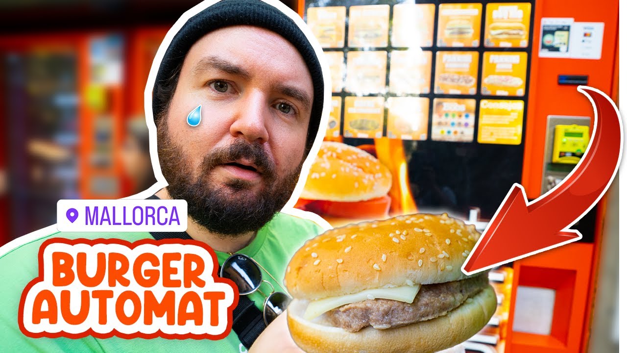Wir TESTEN den BURGER AUTOMATEN auf MALLORCA