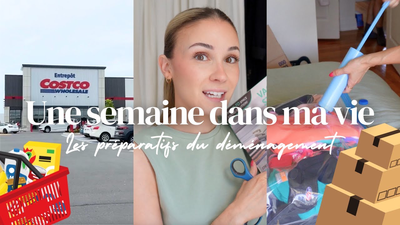 VLOG│Les préparatifs du déménagement 📦🏠 (Costco, Tanguay, boîtes, organisation, rangement)