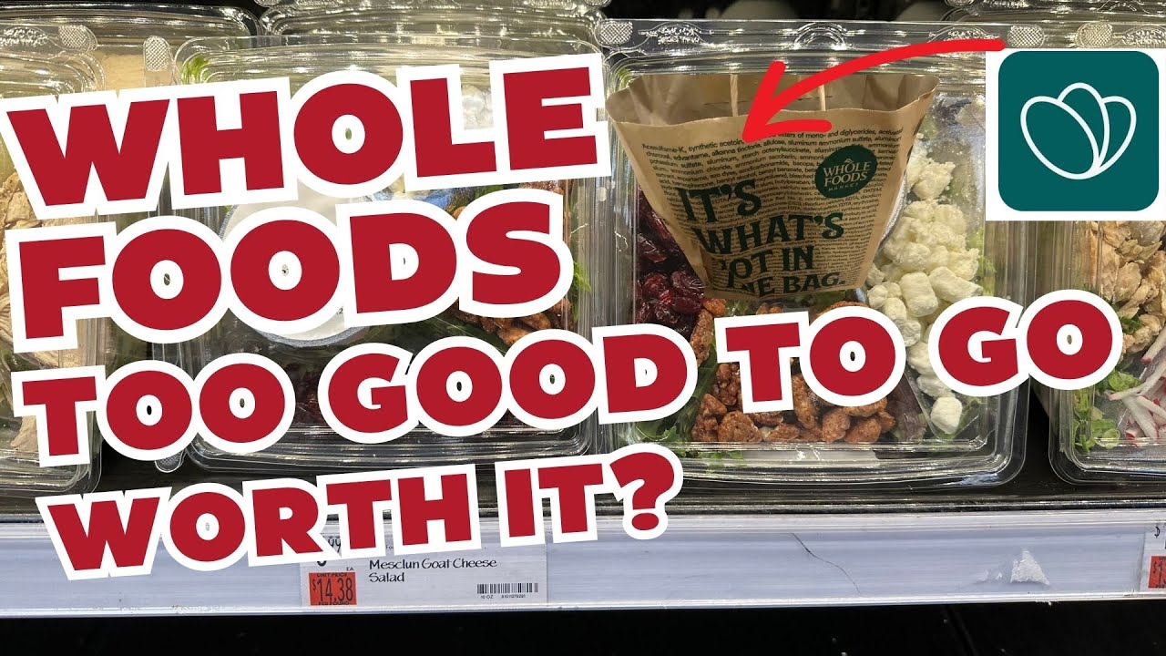 Пакет готовых блюд Whole Foods Too Good to Go стоит своих денег? | Обзор Too Good to Go