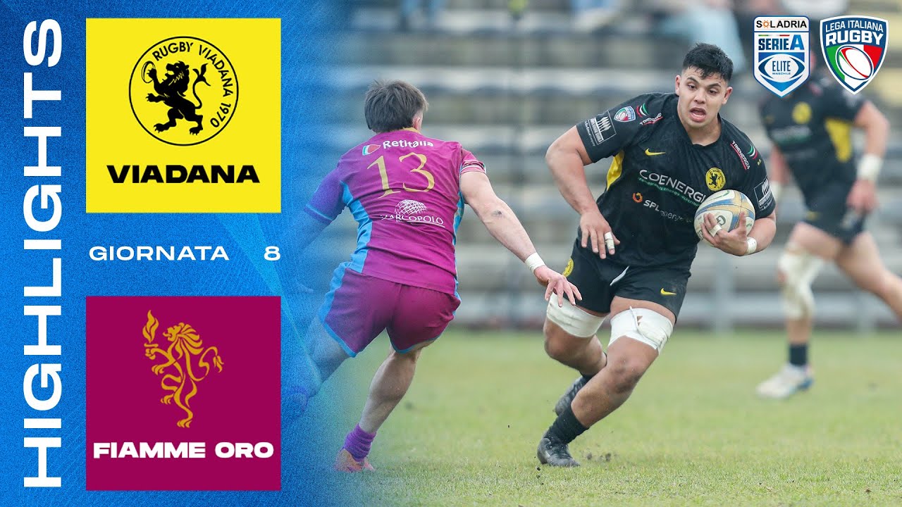 VIADANA - FIAMME ORO | Giornata 8 | SOLADRIA Serie A Elite | Highlights