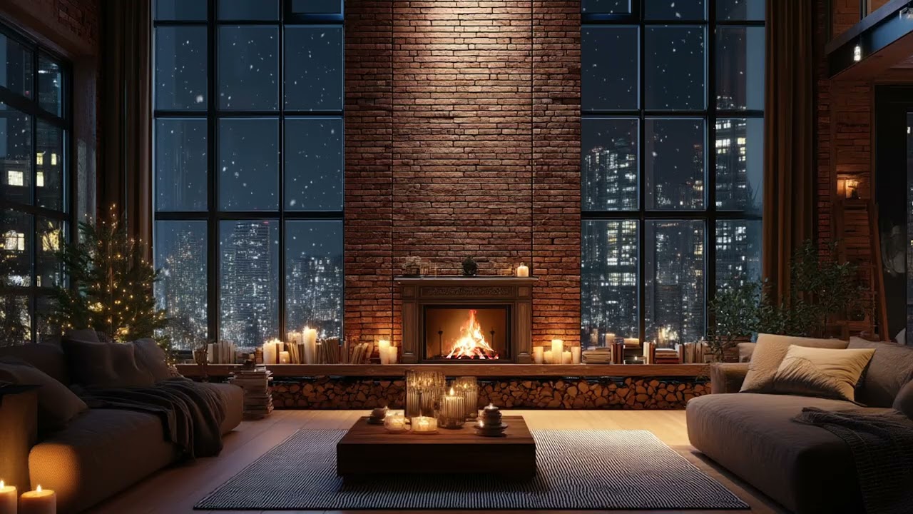 Whispering Fire Piano – Night Calm & Study Mood