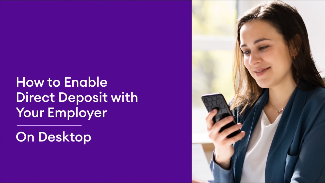 Direct Deposit Connection on Desktop | The Fastest, Safest Way to Deposit Your Paycheck