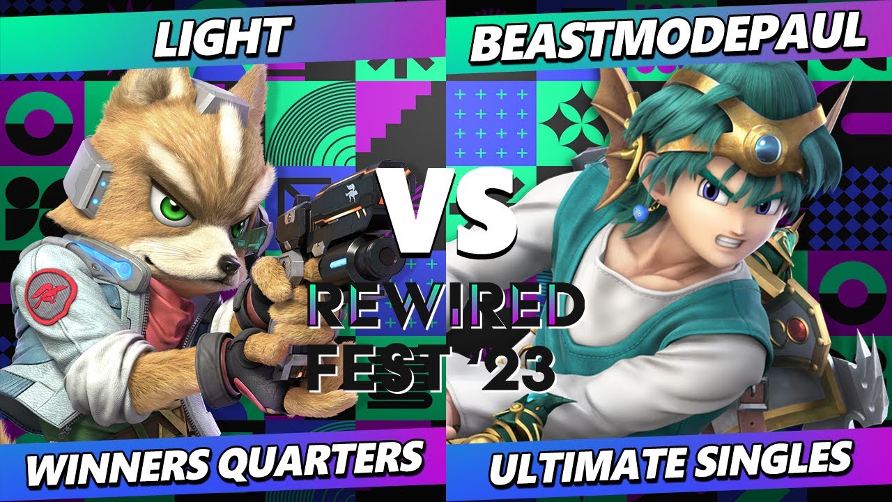 ReWired Fest 2023 - Light (Fox) Vs. BeastModePaul (Hero) Smash Ultimate - SSBU