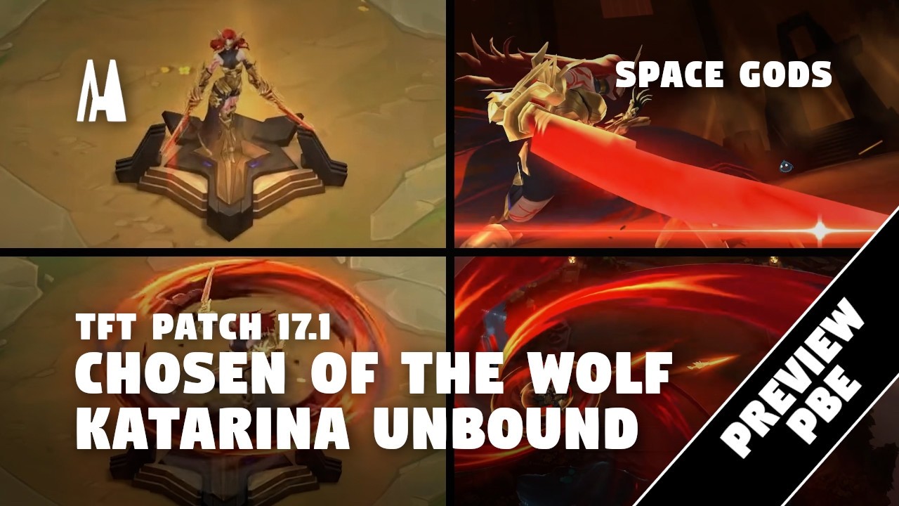 CHOSEN OF THE WOLF KATARINA UNBOUND | PBE PREVIEW | TFT 17.1