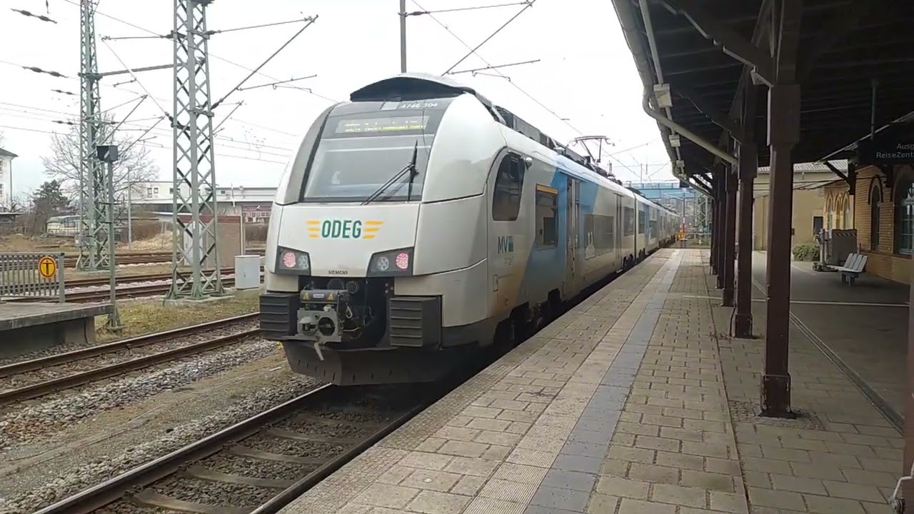 [11.03.2025] Ausfahrt 4746 304 als RE9 nach Ostseebad Binz in Bergen auf Rügen