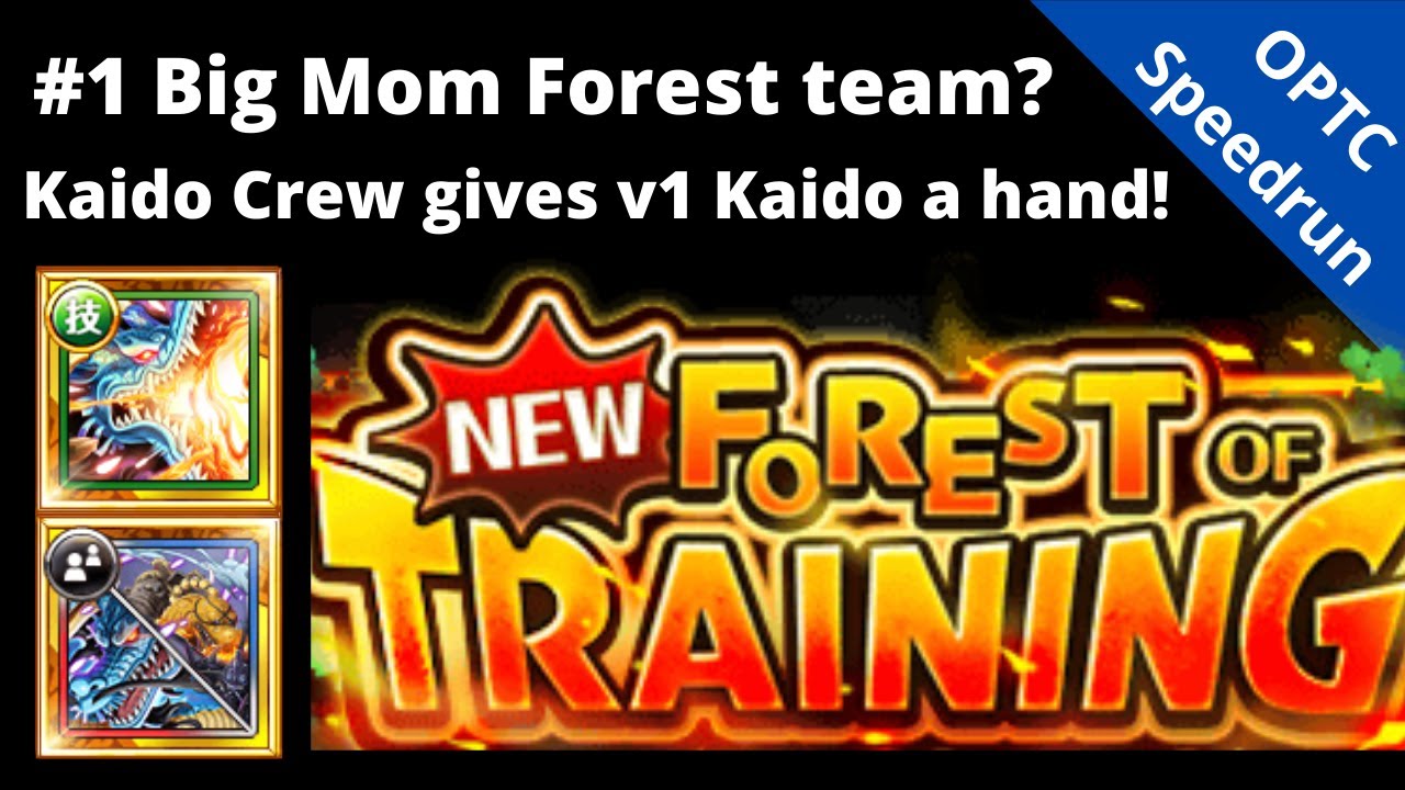 Double Kaido no stall speedrun vs Big Mom Forest! Simple and clean! OPTC Forest of Training: Mama