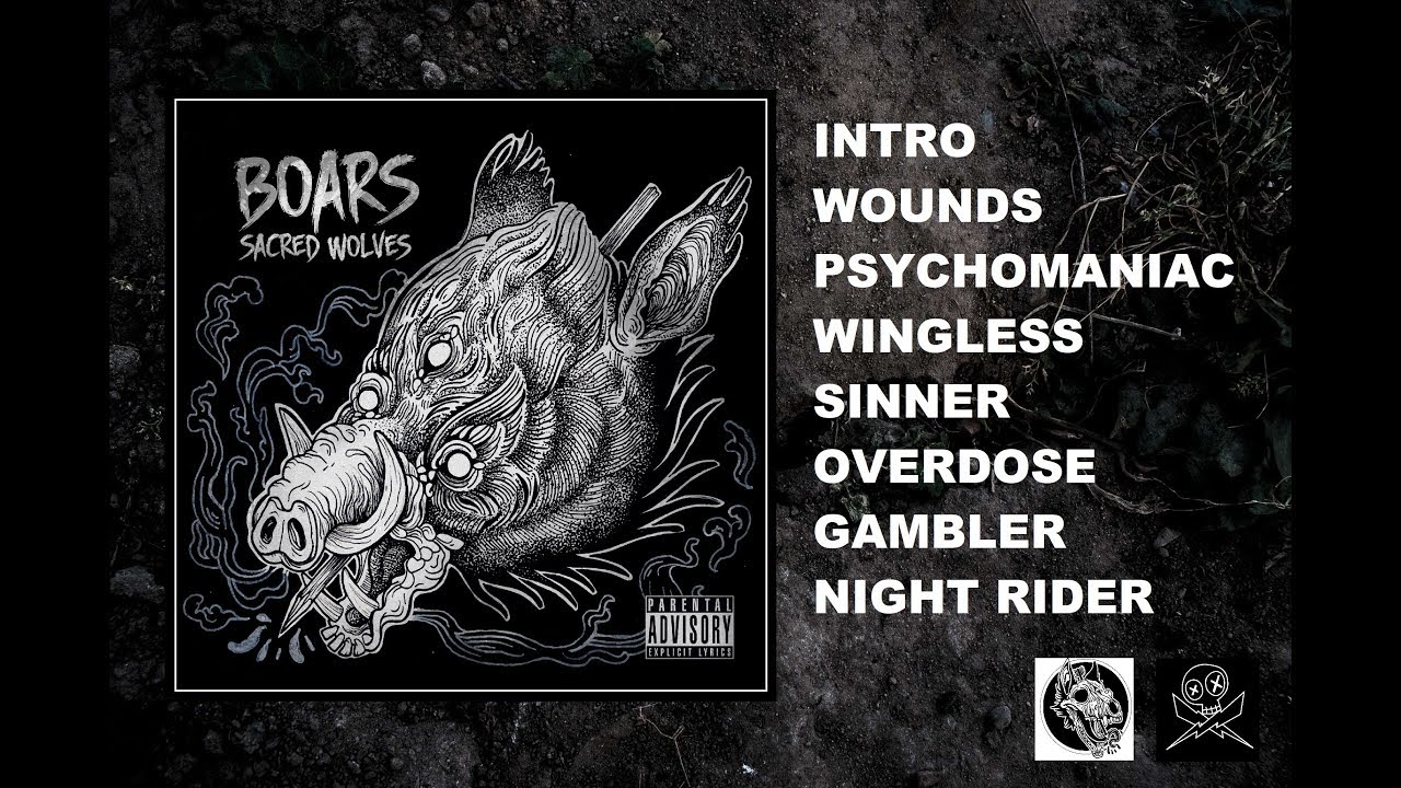 SACRED WOLVES - Boars (Full Album 2018) Hard Stoner Rock