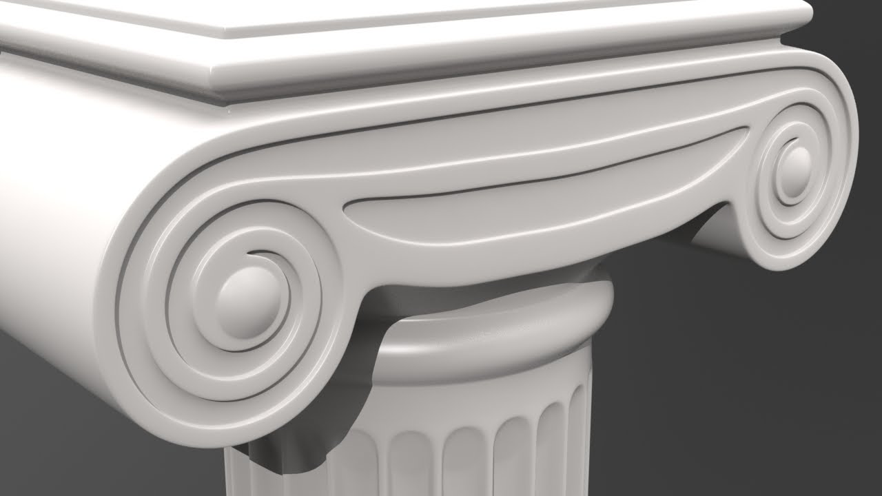 The Foundry MODO - Modeling a Greek Column (On Request)