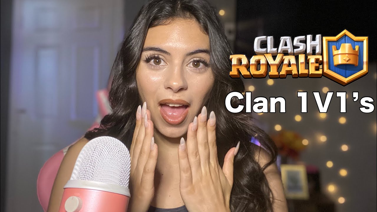 Asmr|| Clash Royale Clan 1v1’s, I Get Destroyed😭