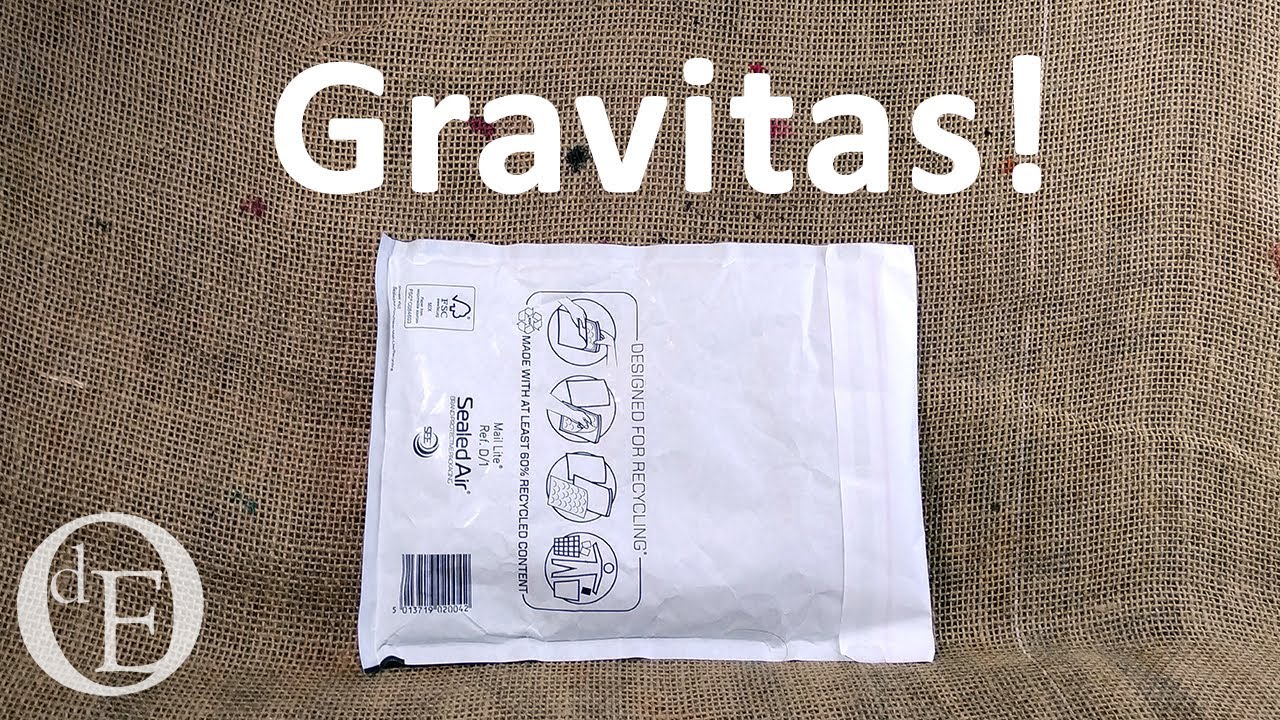 Copper pen in a package from Ireland - Gravitas!