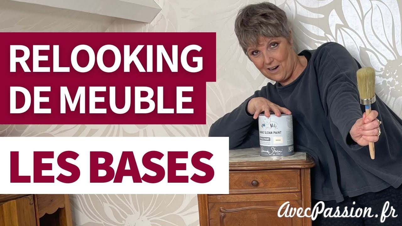 Comment repeindre un meuble avec la peinture Chalk Paint Annie Sloan. Un live pas à pas