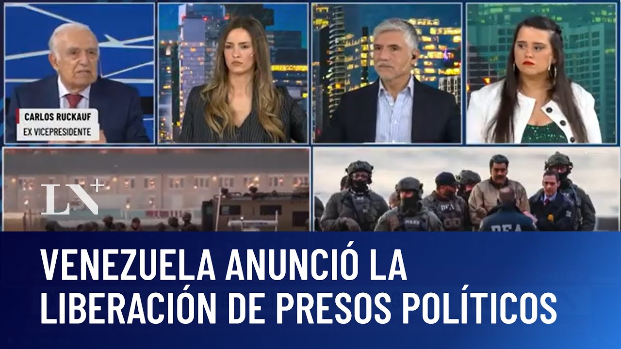Venezuela anunció la liberación de presos políticos