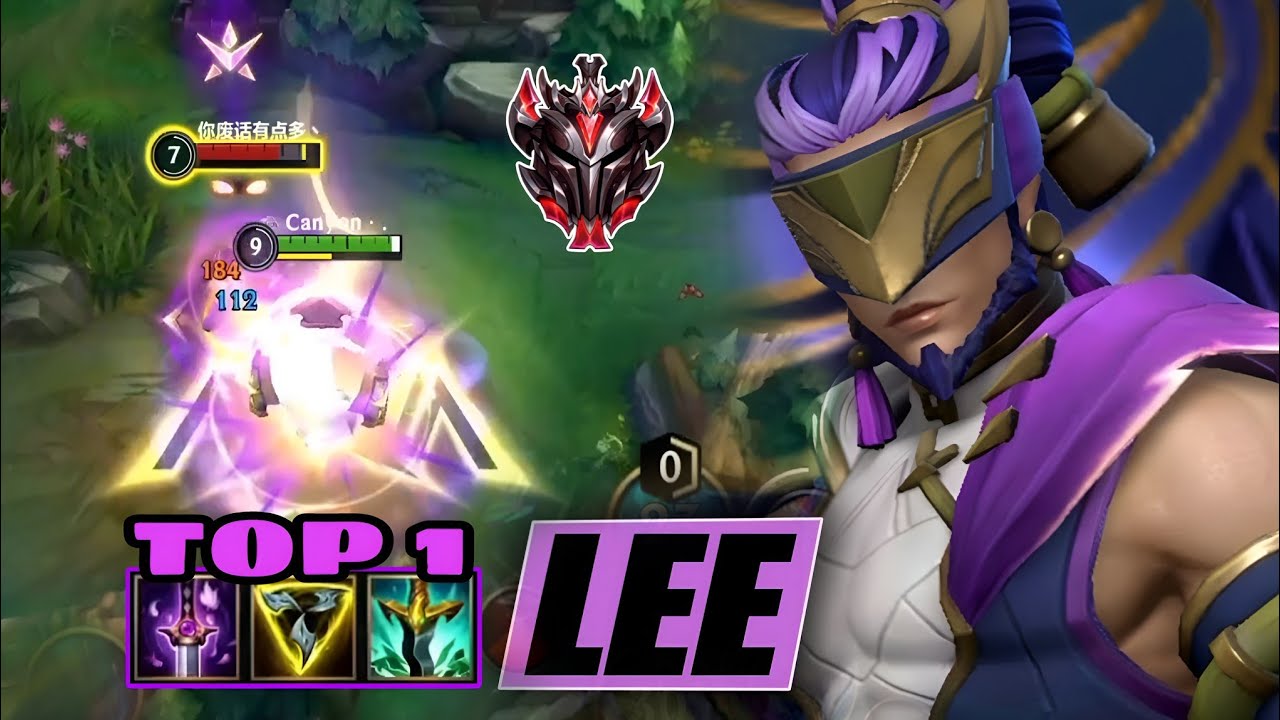 NOVA LEE SIN GAMEPLAY IN CHINA | TOP 1 NV LEE SIN WILD RIFT | GRANDMASTER LEE SIN