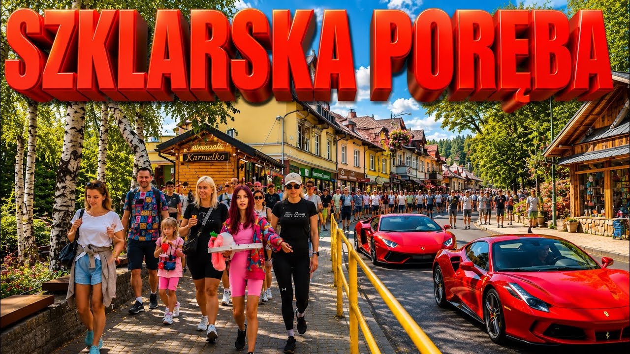 SZKLARSKA PORĘBA Piesza Wycieczka | LATO 2025 | Walking Tour [4K UltraHD]