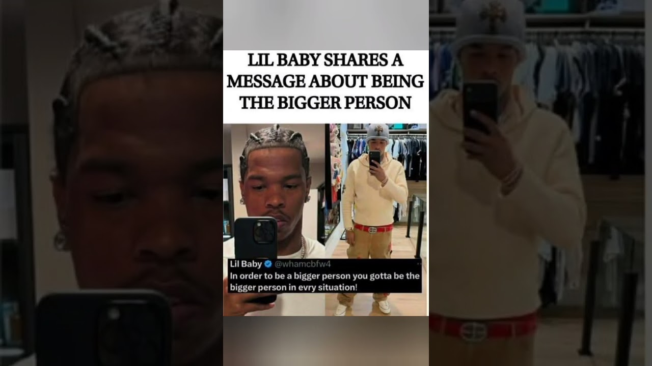 🔥💯 &ldquo;Lil Baby choosing PEACE over drama&hellip; that&rsquo;s REAL power!&rdquo; 🌟💪✨ #BiggerPerson #Respect