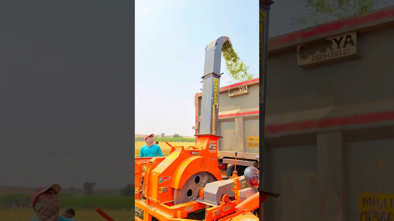 #shorts Kubota MU4501 Tractor With Amar Toka Chaff Cutter