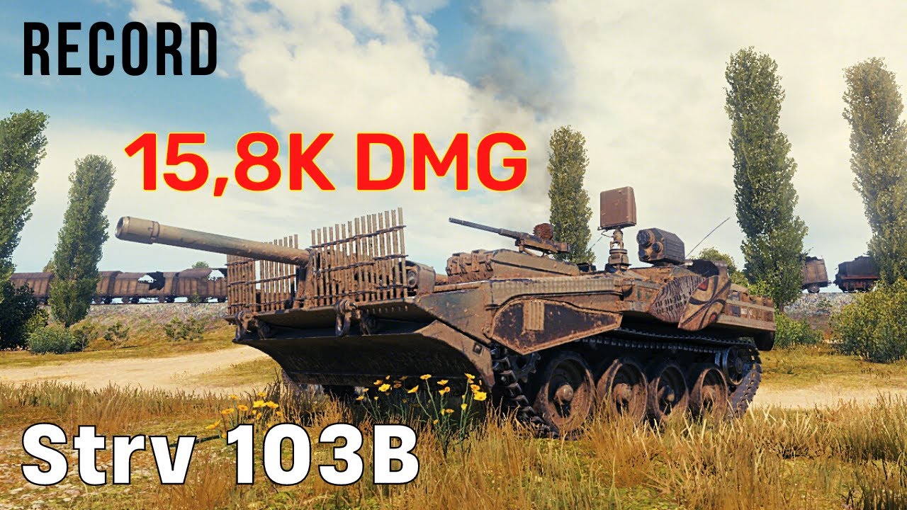 Strv 103B - RECORD 15,8K DAMAGE