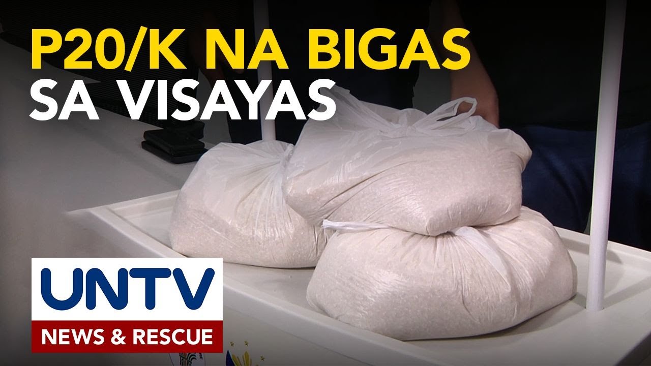 Pangako ni PBBM na P20/kilo na bigas, sisimulang ibenta sa Visayas Region sa susunod na linggo