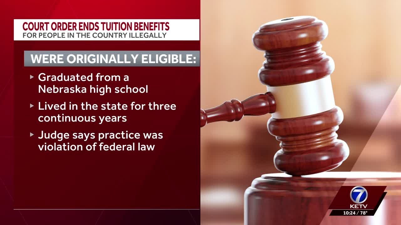 Judge strikes down Nebraska law allowing in-state tuition for undocumented immigrants