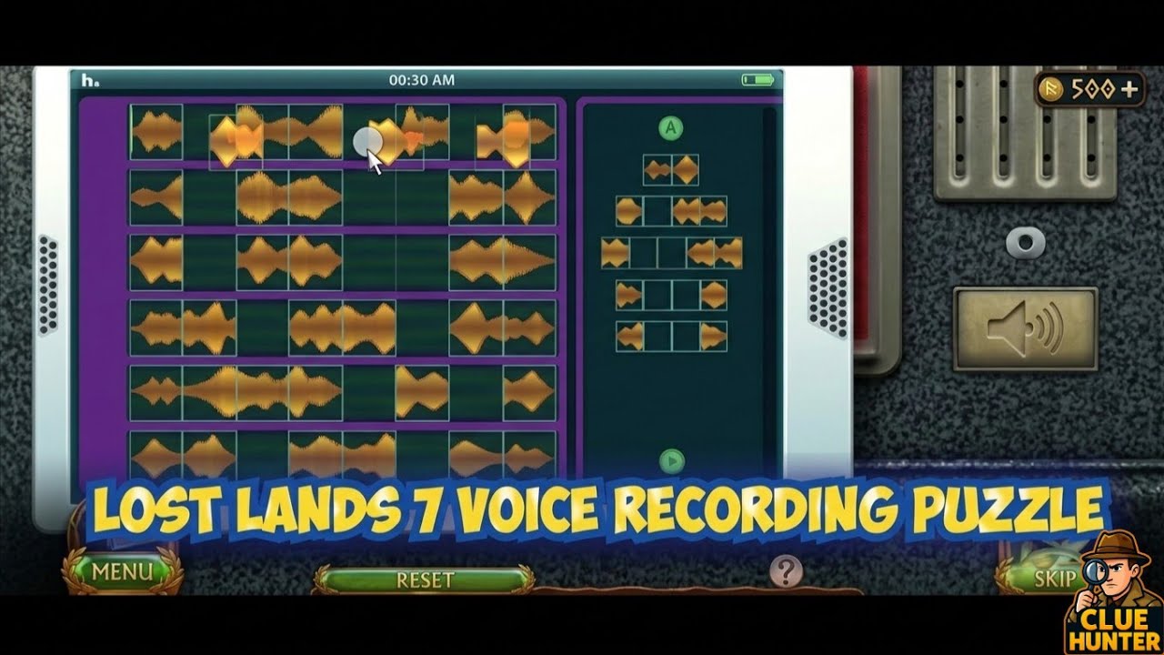 Lost Lands 7: Voice Recording Puzzle Solution 