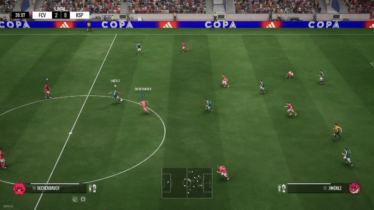 Left stick dribbling in UFL 26