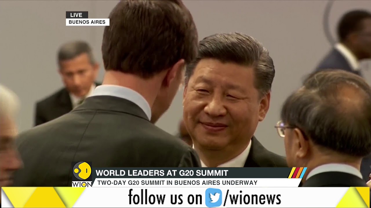 G20 leaders pose for a family photo during the G20 summit in Buenos Aires