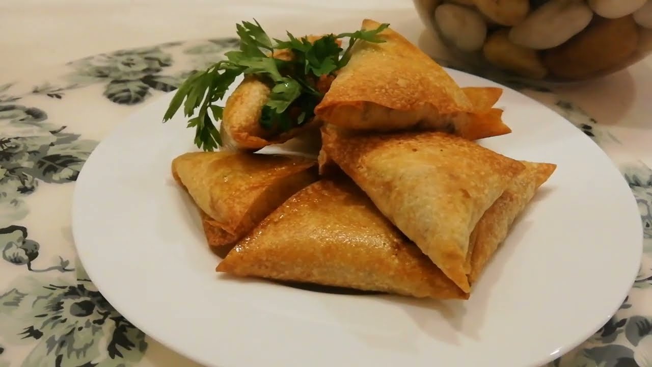 resep samosa sayur!! Sambosa makanan wajib untuk bulan ramadhan d arab!