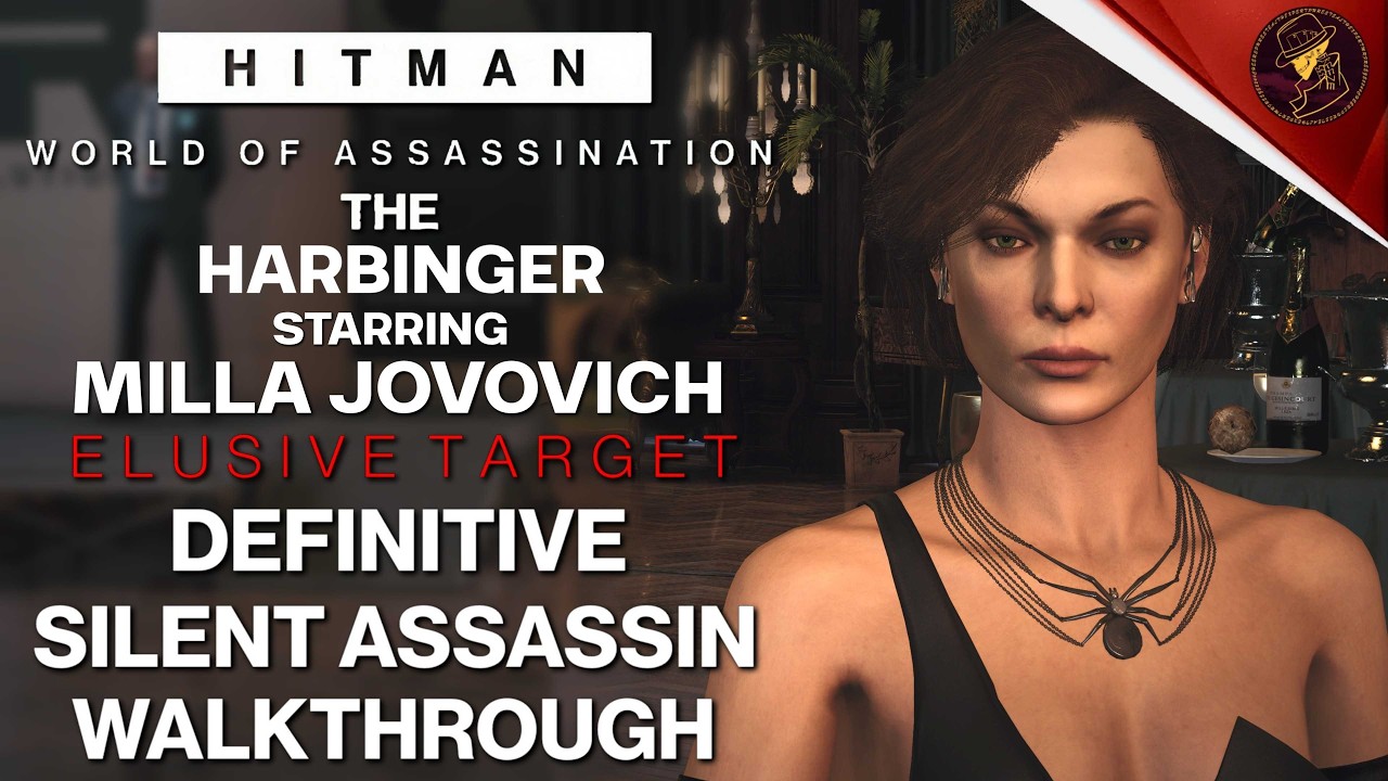 HITMAN WoA &ndash; Milla Jovovich Elusive Target | 5 Silent Assassin Methods (The Harbinger)