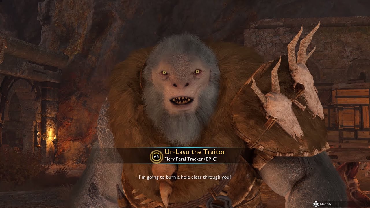 Shadow of War - When Hairy Beast Traitor Boss Betrays & Kills Talion