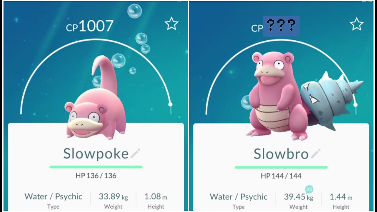 +2100Cp SLOWBRO!!!Pokemon Go Slowpoke(1007)Evolution
