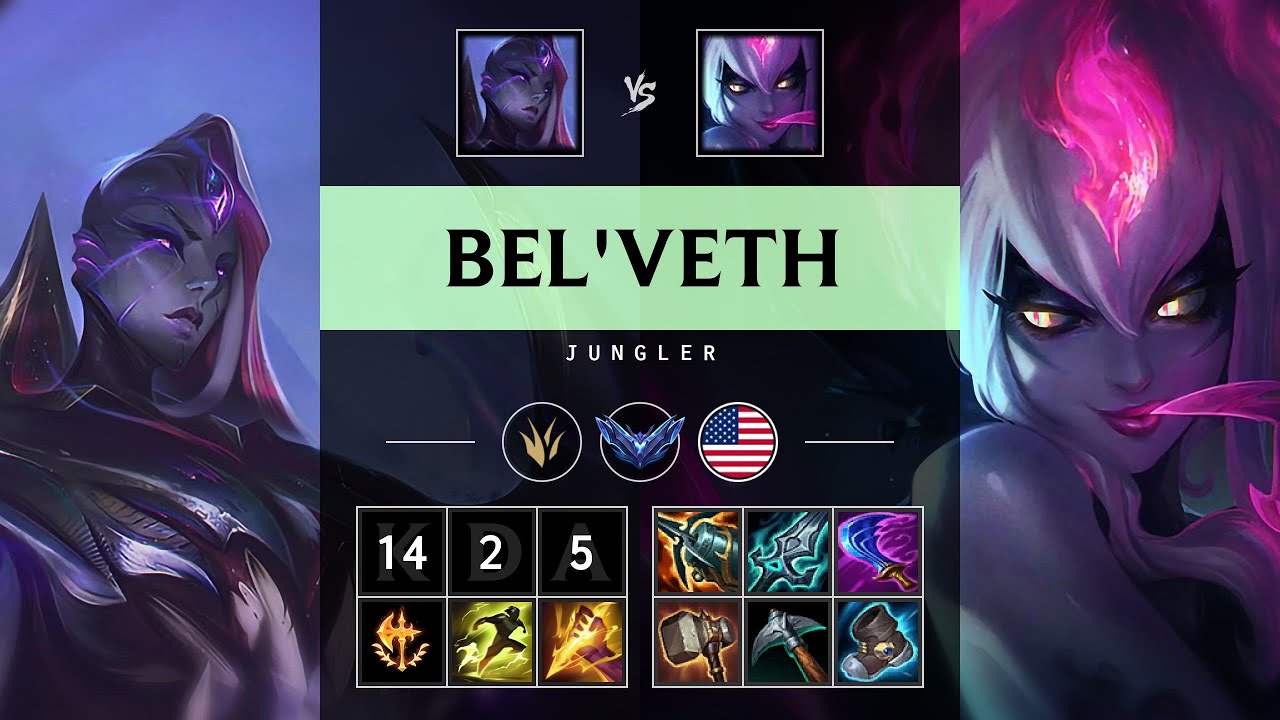 Bel'Veth Jungle vs Evelynn - NA Diamond Patch 25.07