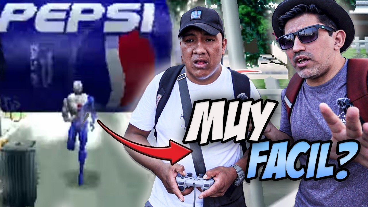 Jugadores casuales vs  Pepsiman de 1999  | Reto en la calle #playstation