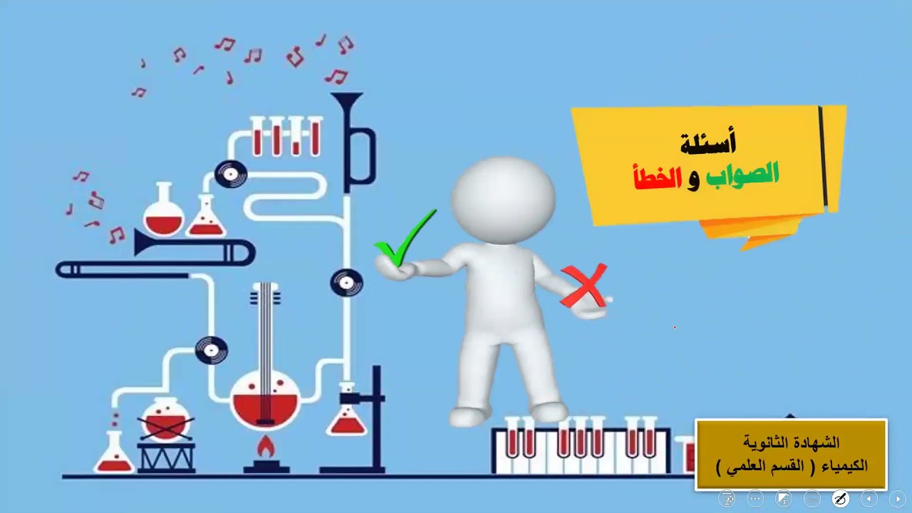 حل الاسئلة الاسترشادية ثالثة ثانوي كيمياء