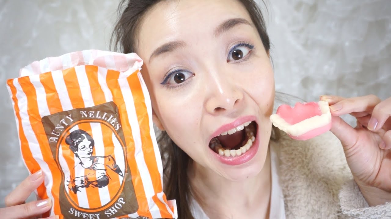 【グミレポ】本物そっくり!!アイルランド土産の入れ歯グミ!! - 2015.3.4 SasakiAsahiVlog