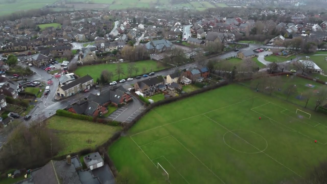 Overcast Stannington Sheffield 4K DJI mini 2