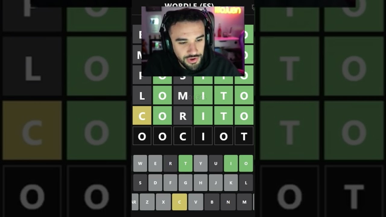 oocito 😯 #illojuan #lmdshow #wordle #shorts #twitch