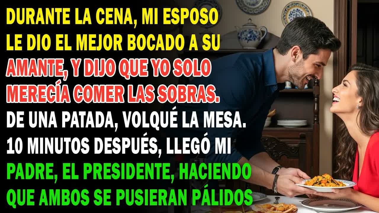 En La Cena, Mi Esposo Le Sirvió Lo Mejor A Su Amante, Diciéndome Que Comiera Las Sobras😤 10 Min