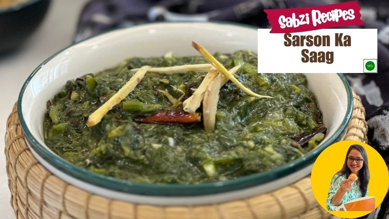 Sarson Ka Saag Recipe - Classic North Indian Saag Recipe | North Indian recipes by Archana's Kitchen